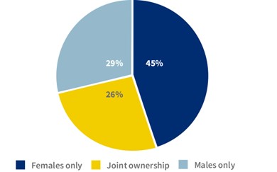 women homeowners graph 1
