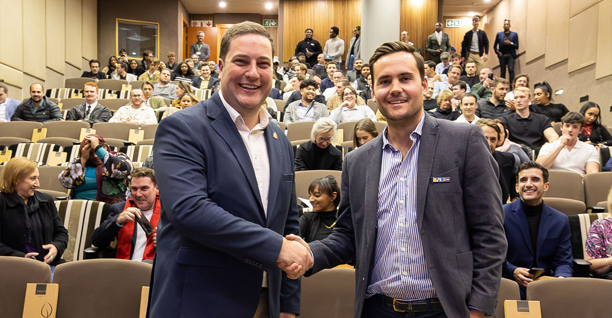 geordin hill lewis – mayor of cape town, and ryan greeff – ceo of quay 1